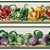 Tricoline Digital Barrado Legumes 02, At. 5m x 1,50mt - Imagem 1