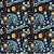 Tecido Tricoline Digital Starry Night 2, 50cm x 1,50mt - Imagem 1