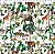 Tecido Tricoline Digital Animais Fundo Branco, 50cm x 1,50m - Imagem 1