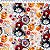 Tricoline Digital Floral Bordo com Amarelo, 50cm x 1,50mt - Imagem 1