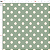 Tricoline Poá Médio Peri Branco F. Verde Antigo 50cm x 1,50m - Imagem 2