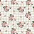 Tricoline Digital Flower Love 07 Cris Poletto, 50cm x 1,50mt - Imagem 1