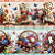 Tricoline Digital Barrado Flores na Lata, 50cm x 1,50mt - Imagem 2