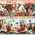 Tricoline Digital Barrado Flores na Lata, 50cm x 1,50mt - Imagem 4