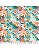 Tricoline Digital 3D Floral Isabella 100% Alg. 50cm x 1,50mt - Imagem 1