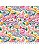 Tricoline Digital 3D Floral Amarilis 100% Algod 50cm x 1,50m - Imagem 1
