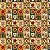 Tecido Tricoline Digital Azulejo 6, 100%Algodão 50cm x 1,50m - Imagem 1