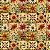 Tecido Tricoline Digital Azulejo 5, 100%Algodão 50cm x 1,50m - Imagem 1