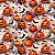 Tricoline Digital Halloween Abobora c/ Morcego 50cm x 1,50mt - Imagem 1
