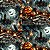 Tricoline Digital Halloween Castelo c/ Morcego 50cm x 1,50mt - Imagem 1