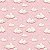 Tricoline Digital Nuvens Menina, 100% Algodão, 50cm x 1,50mt - Imagem 1