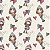 Tricoline Digital Meninas em Paris Fundo Creme 50cm x 1,50mt - Imagem 1