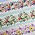 Tricoline Digital Barrado Floral Fundo Xadrez, 50cm x 1,50mt - Imagem 1