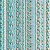 Tricoline Digital Barrado Peixinho, 100%Algod. 50cm x 1,50mt - Imagem 1