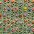 Tricoline Digital Tiny Flowers 07, 100% Algod, 50cm x 1,50mt - Imagem 1