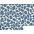 Tecido Tricoline Pele de Girafa Azul, 100%Alg 50cm x 1,50mt - Imagem 1