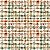 Tricoline Digital Floral Xadrez, 100% Algodão, 50cm x 1,50mt - Imagem 1