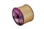 Fita de Natal Metalizado Dourado com Glitter, 63mm x 10mt - Imagem 1