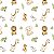 Tricoline Digital Animais Two Baby, 100%Algod, 50cm x 1,50mt - Imagem 1