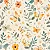 Tricoline Digital Floralzinho 03 Campestre, 50cm x 1,50mt - Imagem 1