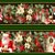 Tricoline Digital Barrado Feliz Natal Verde, 55cm x 1,50mt - Imagem 4