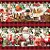 Tricoline Digital Barrado Feliz Natal Vermelho At. 5mx1,50mt - Imagem 3