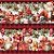 Tricoline Digital Barrado Feliz Natal Vermelho 50cm x 1,50mt - Imagem 4