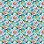 Tricoline Digital Garden 6, 100% Algodão, 50cm x 1,50mt - Imagem 1