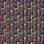 Tricoline Digital Psycho 4, 100% Algodão, 50cm x 1,50mt - Imagem 1