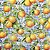 Tricoline Digital Laranjas, 100% Algodão, 50cm x 1,50mt - Imagem 1