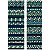 Tricoline Digital Barrado Margaridas, 100%Alg. 50cm x 1,50mt - Imagem 1