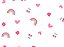 Tecido Tricoline Digital Arco Iris Rosa, 50cm x 1,50mt - Imagem 1