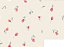 Cotton Linen Florzinha Vermelha 80%Alg 20%Lin, 50cm x 1,52mt - Imagem 1