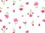 Tecido Flanela Estampado Digital Florzinhas Rosa 50cm X 78cm - Imagem 1