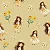 Tricoline Digital Amarelinha Menina 2, 100%Alg 50cm x 1,50mt - Imagem 1