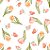 Tecido Tricoline Digital Flores com Borboletas 50cm x 1,50mt - Imagem 1