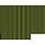 Cotton Linen Listrado Verde, 80%Alg 20%Lin, 50cm x 1,52mt - Imagem 1