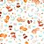Tecido Fustão Dig. Animais Dormindo 01, 100%Alg 50cm x 1,50m - Imagem 1