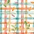 Tricoline Digital Pela Cidade Xadrez, 100%Alg. 50cm x 1,50mt - Imagem 1
