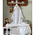 Toalha de Banho c/ Capuz Felpuda Branca Baby Love 90cmX70cm - Imagem 1
