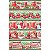 Tricoline Digital Barrado Tomates 100%Algodão, 50cm x 1,50mt - Imagem 1