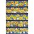 Tricoline Digital Barrado Girassol, 100%Algod. 50cm x 1,50mt - Imagem 2
