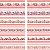 Tricoline Digital Barrado Pink Tea, 100% Alg., 50cm x 1,50mt - Imagem 1