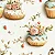 Tricoline Digital Delicatesse Cake 2, 100%Alg, 50cm x 1,50mt - Imagem 1