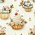 Tricoline Digital Delicatesse Cake 1, 100%Alg, 50cm x 1,50mt - Imagem 1