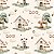 Tricoline Digital Paisagem Doguinhos, 100%Alg. 50cm x 1,50mt - Imagem 1