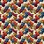 Tricoline Digital Frutas Patch Uvas, 100%Alg, 50cm x 1,50m - Imagem 1