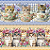 Tricoline Digital Barrado Gatinhos Encantados, 55cm x 1,50mt - Imagem 2