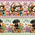 Tricoline Dig. Barrado Cachorrinhos Encantados, 55cm x 1,50m - Imagem 3