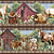 Tricoline Digital Barrado Cavalos na Fazenda, 50cm x 1,50m - Imagem 4